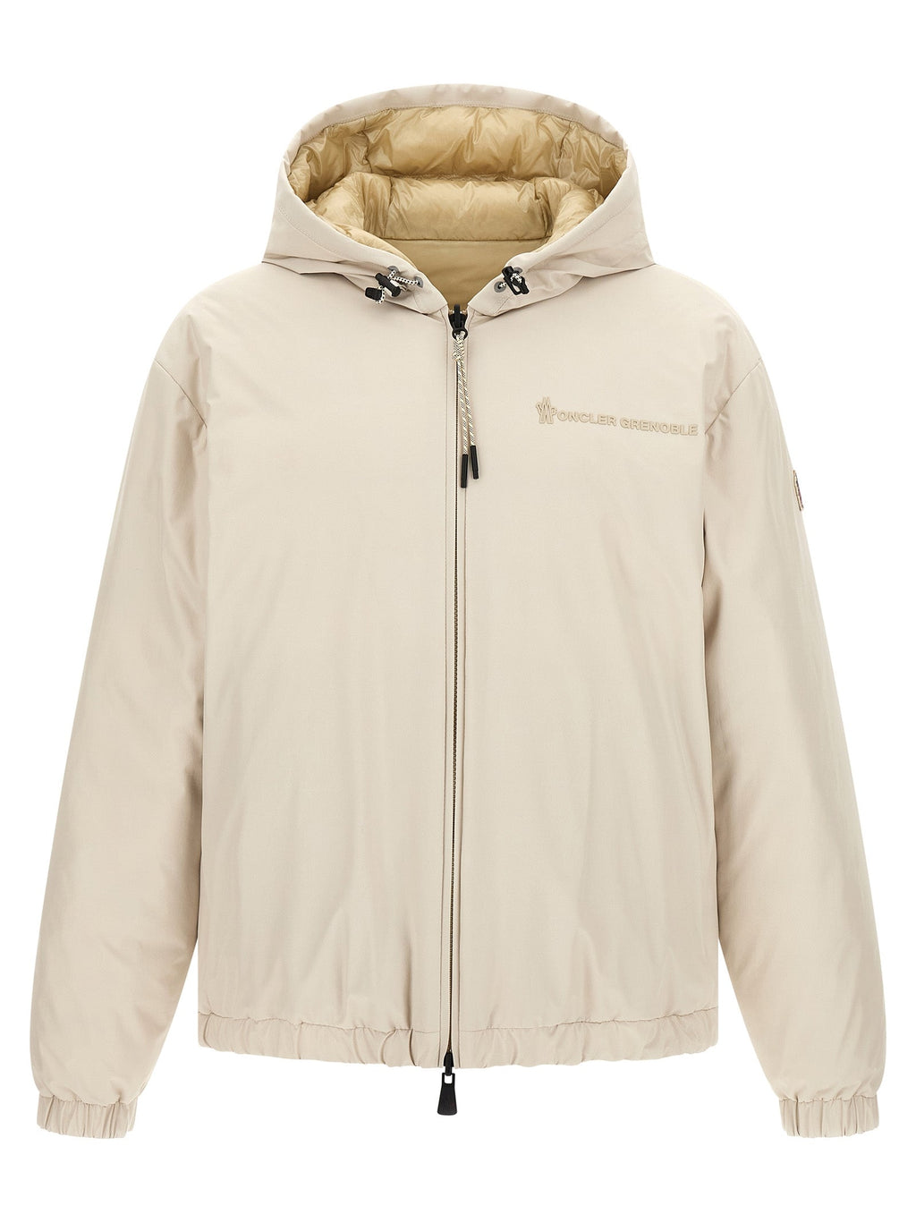 Moncler Grenoble Beige Polyamide Shell Jacket