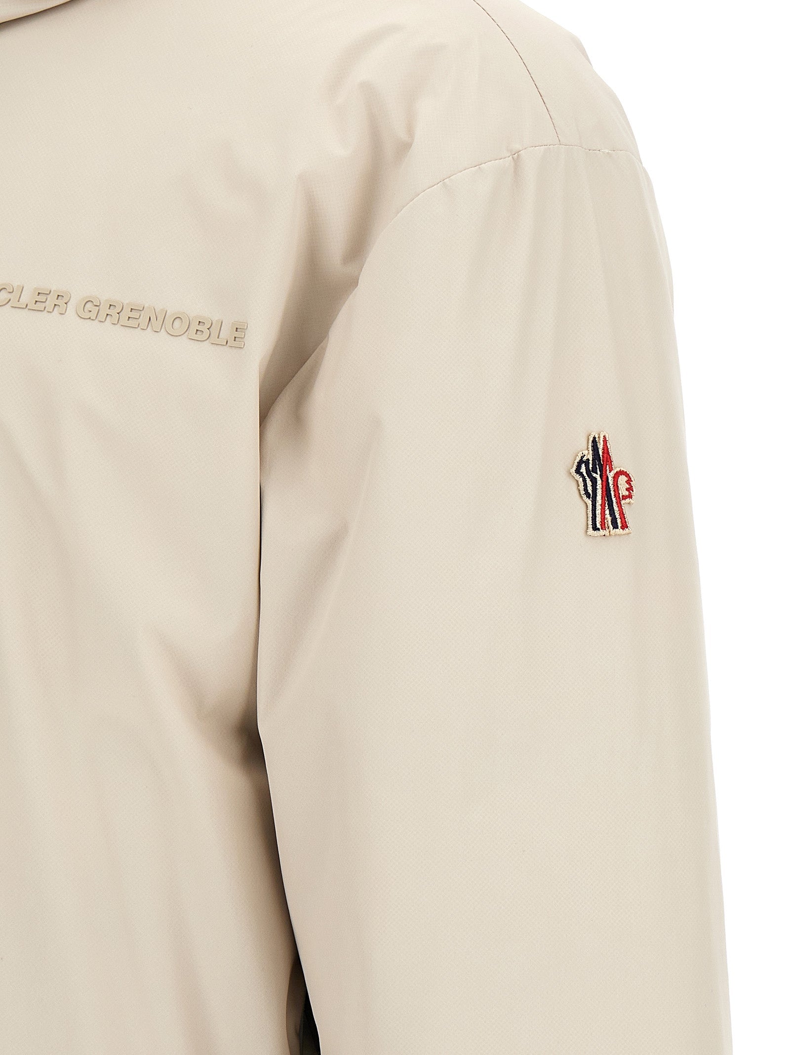 Moncler Grenoble Beige Polyamide Shell Jacket