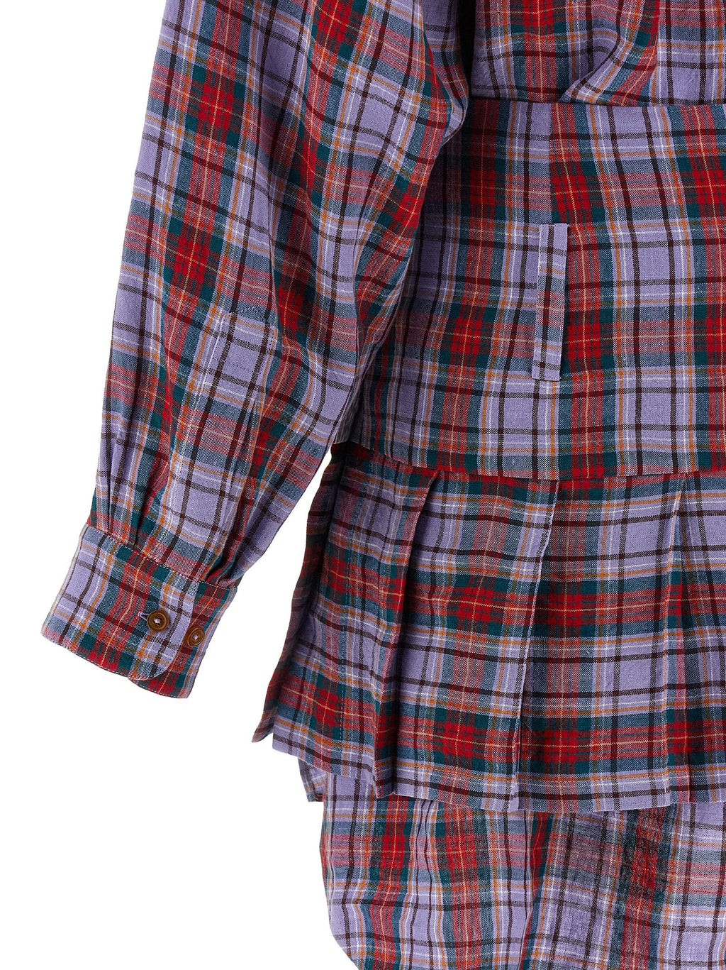 Vivienne Westwood Multicolor Linen Short Dress