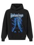Balenciaga Black Cotton Sweatshirt