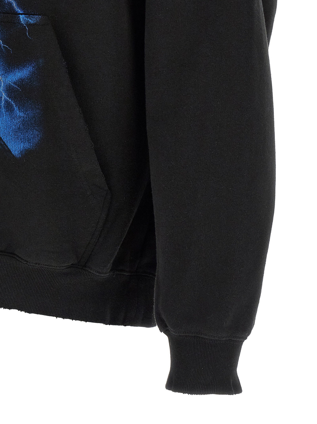 Balenciaga Black Cotton Sweatshirt