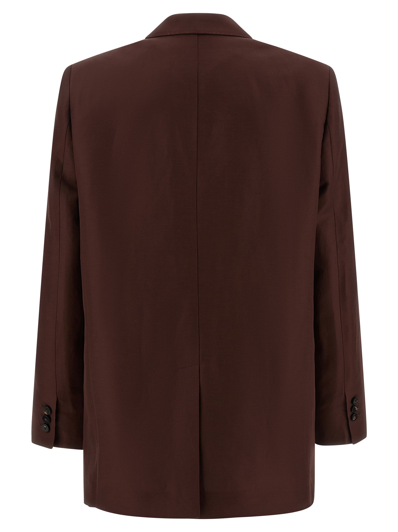 Alberto Biani Brown Viscose Blazer