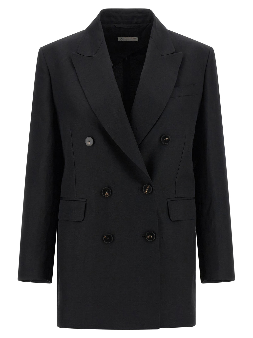 Alberto Biani Black Viscose Blazer