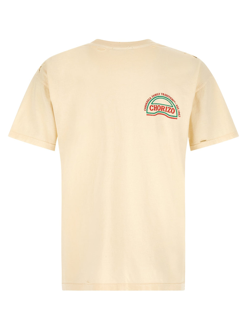 WILLY CHAVARRIA Beige Cotton T-Shirt