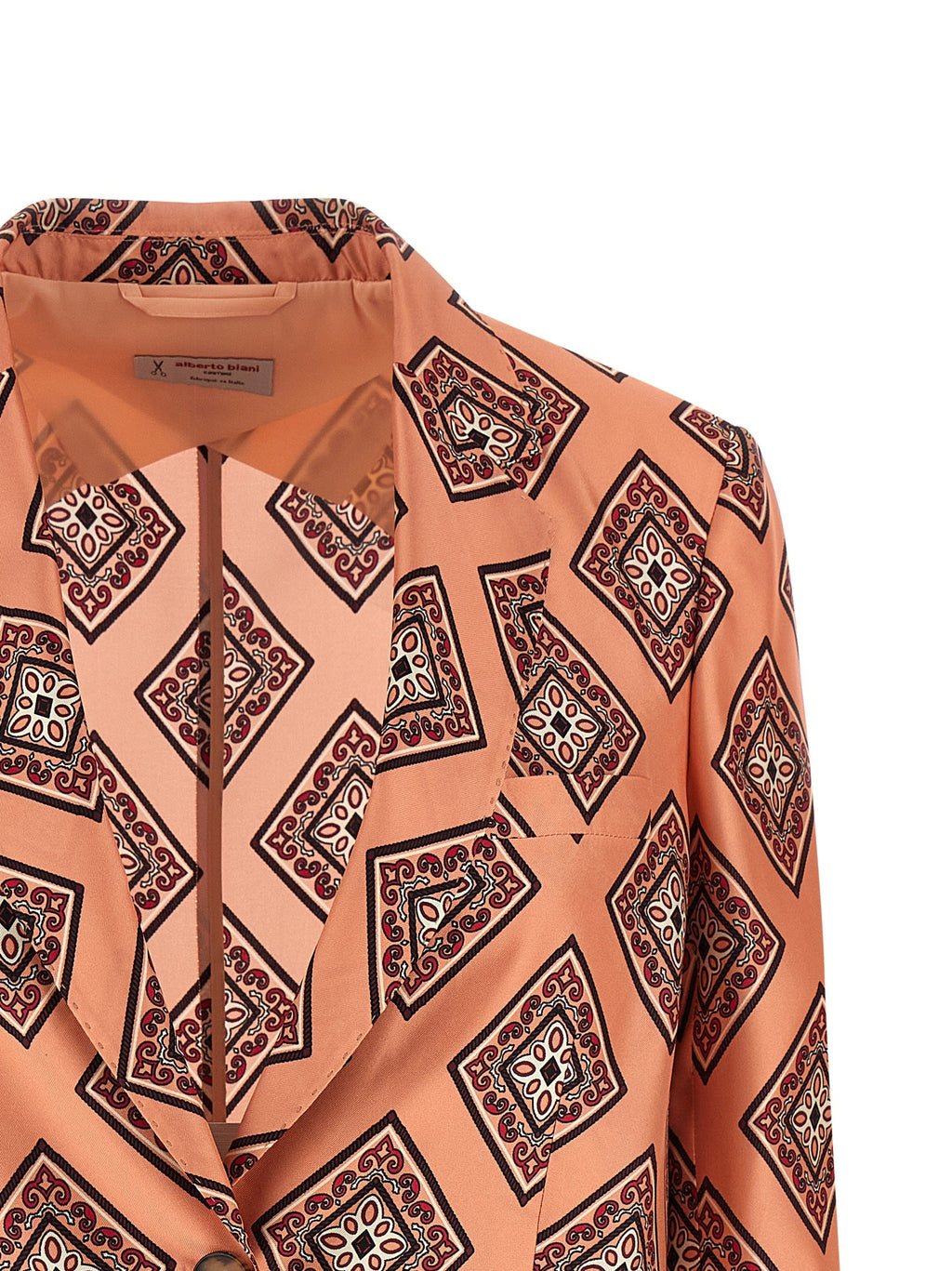 Alberto Biani Multicolor Silk Blazer