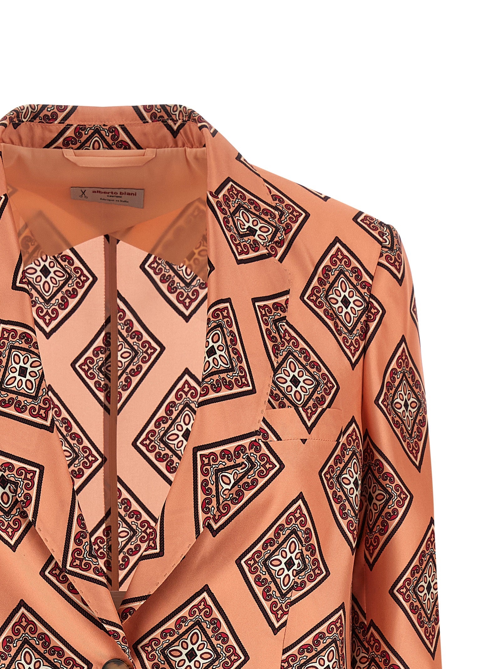 Alberto Biani Multicolor Silk Blazer