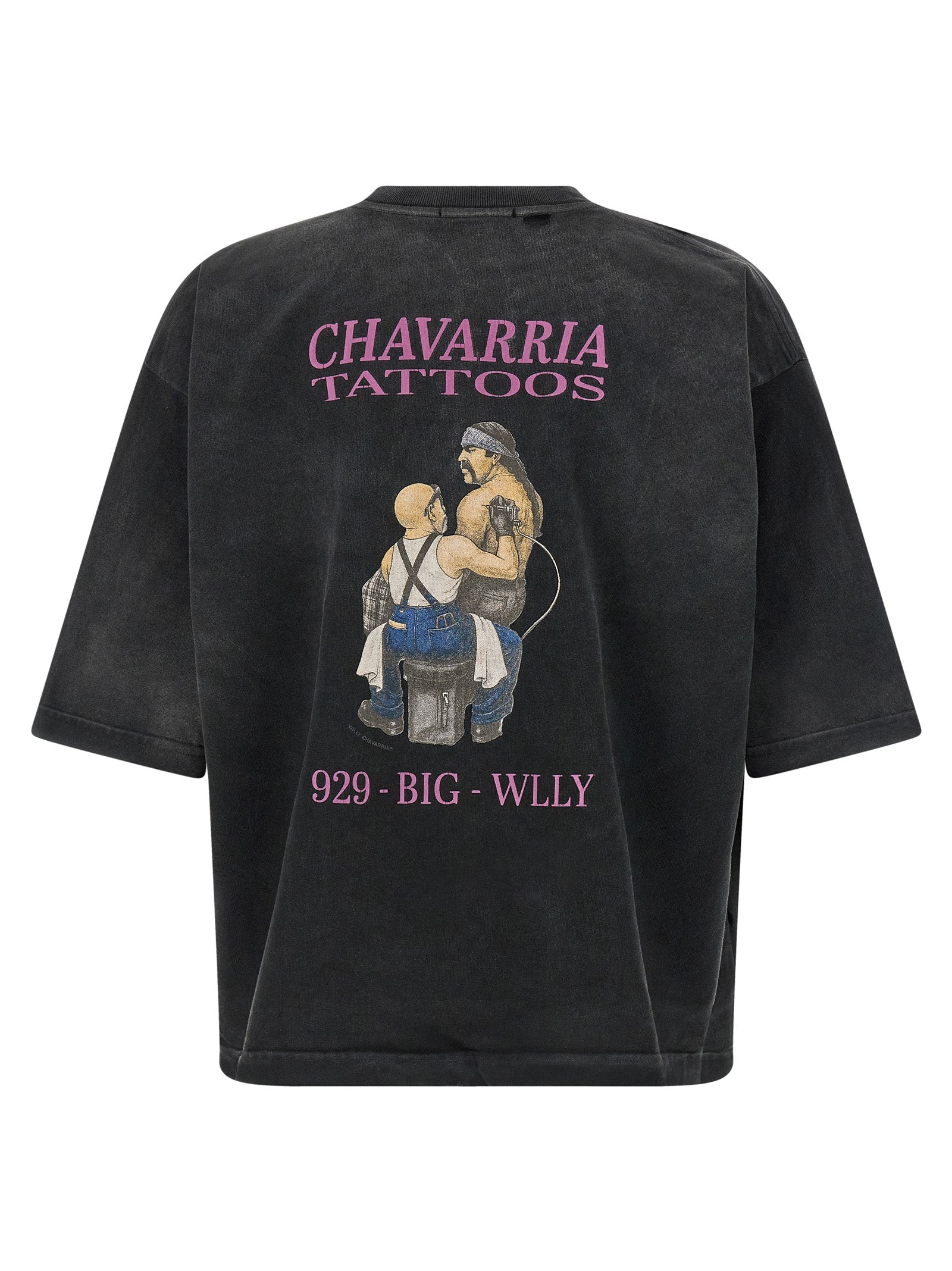 WILLY CHAVARRIA Black Cotton T-Shirt