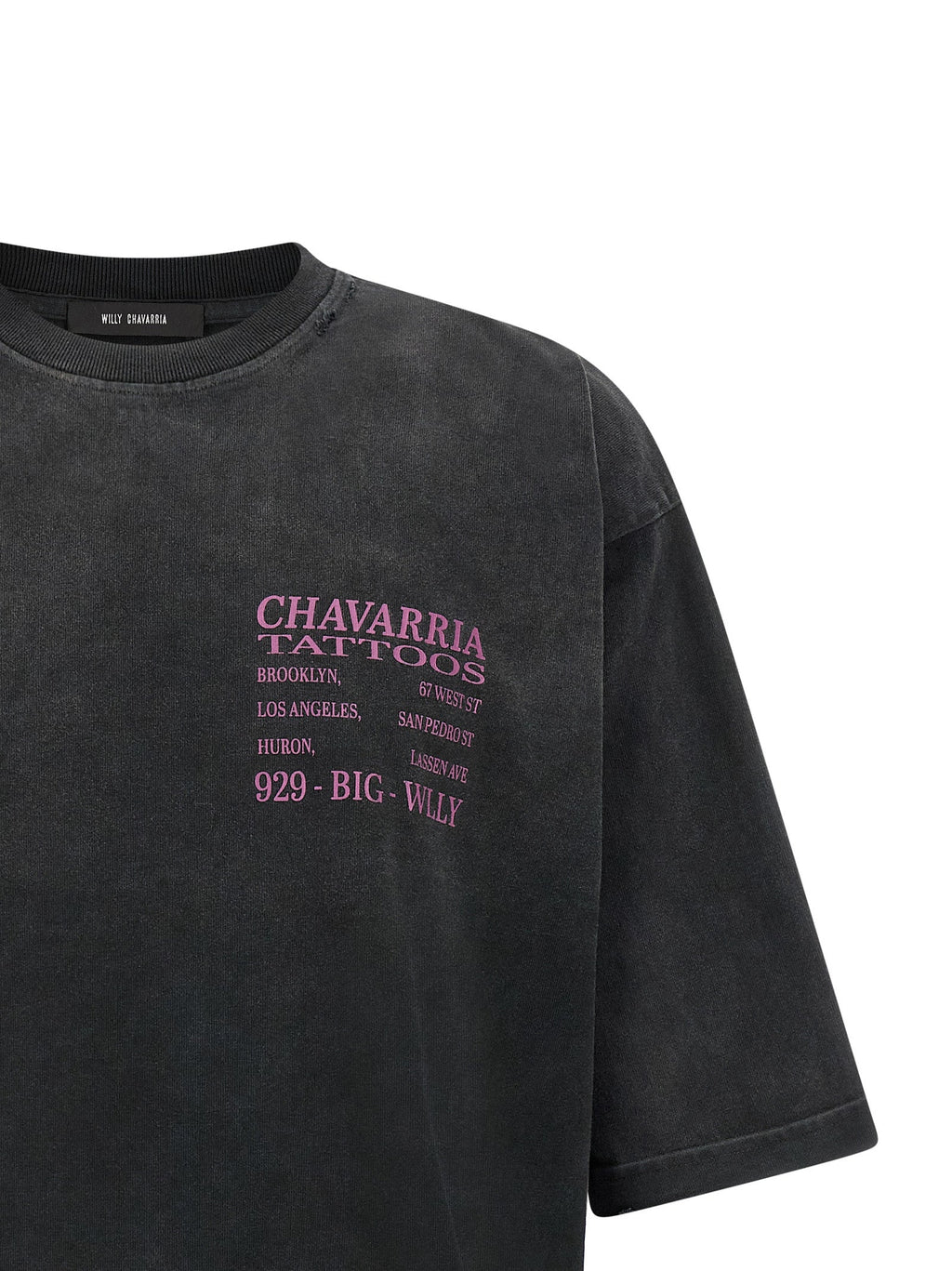 WILLY CHAVARRIA Black Cotton T-Shirt