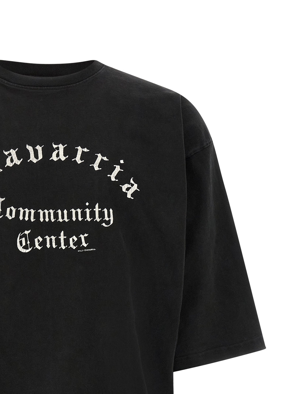 WILLY CHAVARRIA Black Cotton T-Shirt
