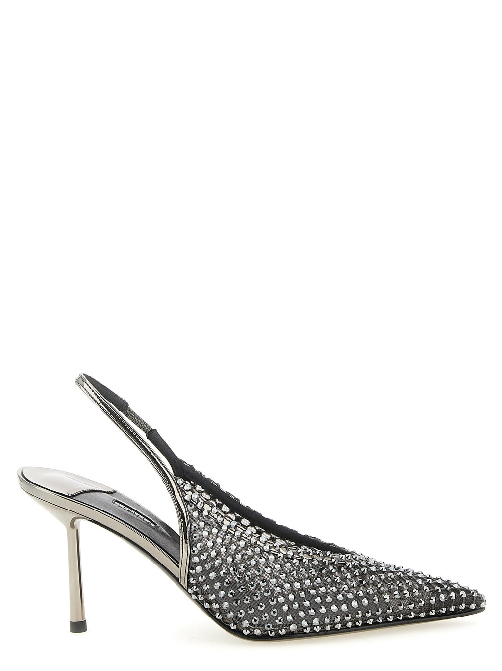 LE SILLA Gray Polyester High Heel Pumps