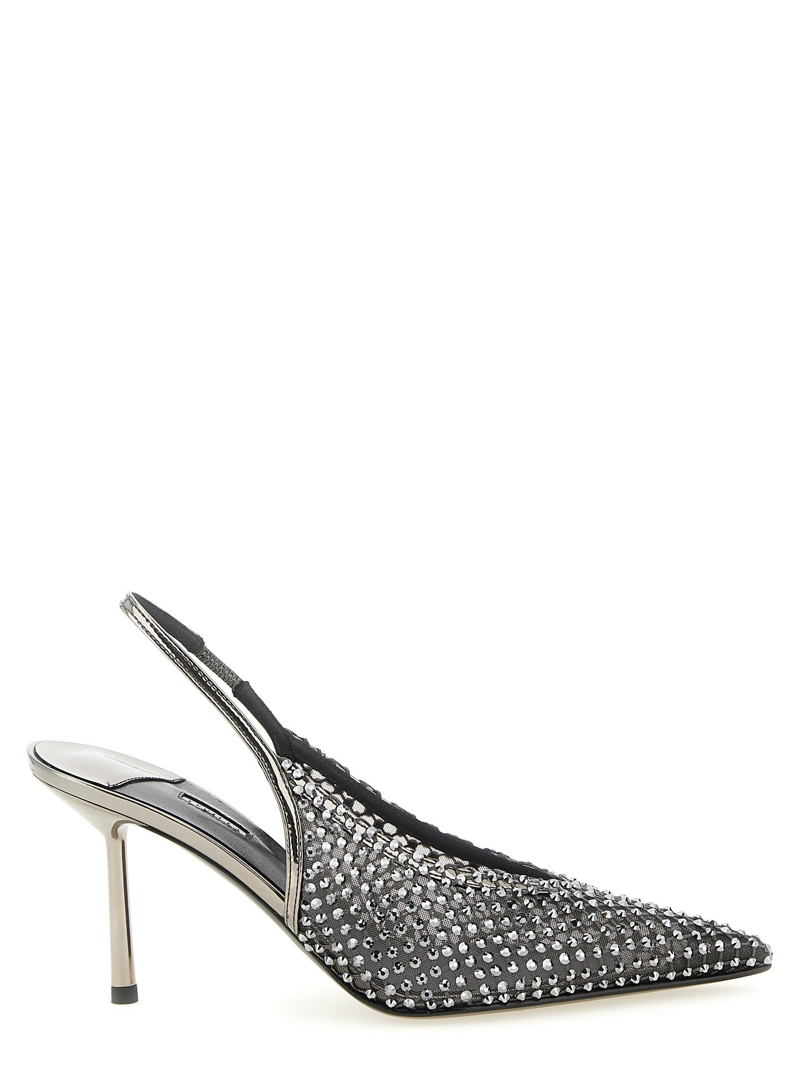LE SILLA Gray Polyester High Heel Pumps