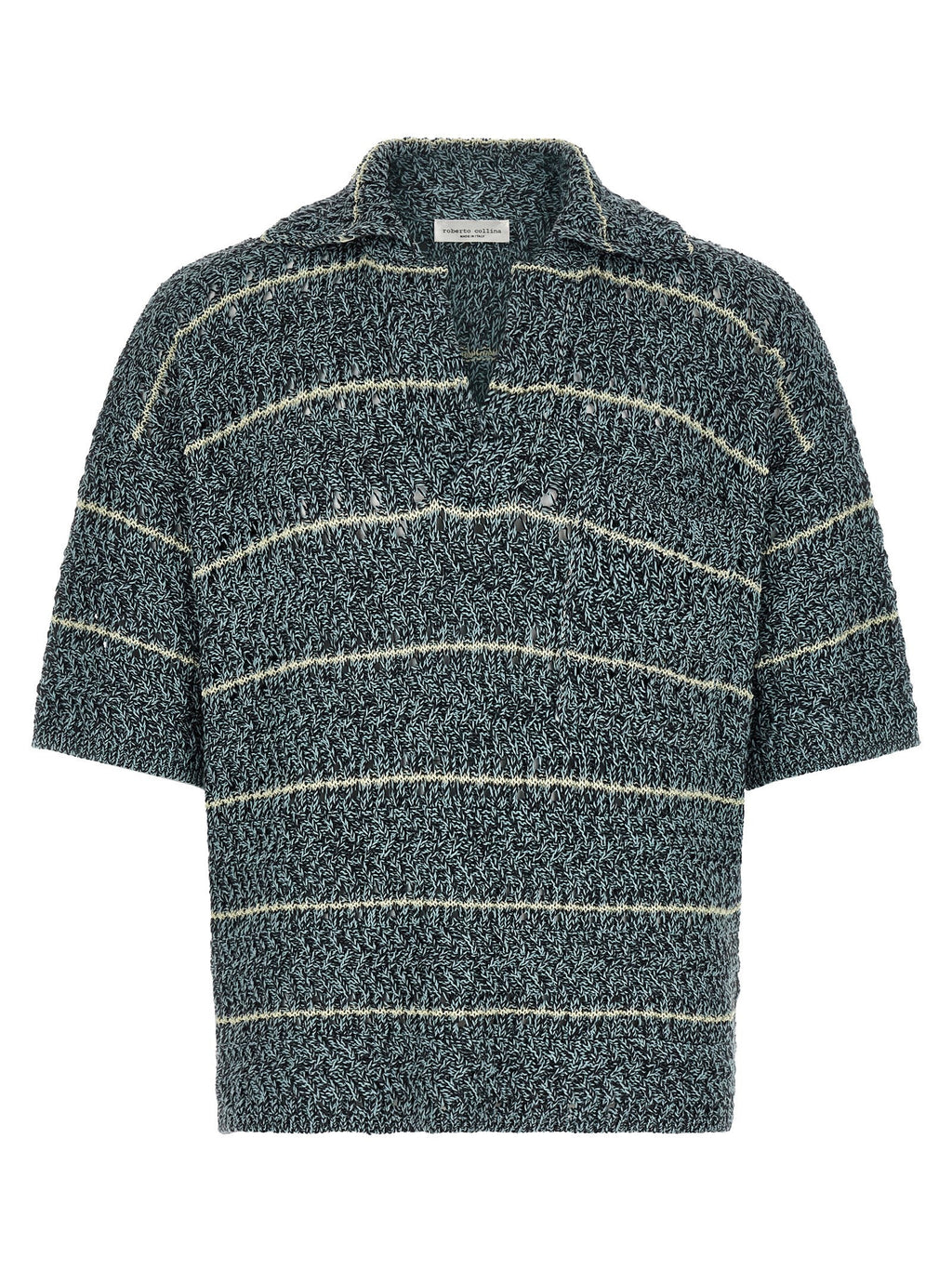 Roberto Collina Multicolor Cotton Polo Shirt