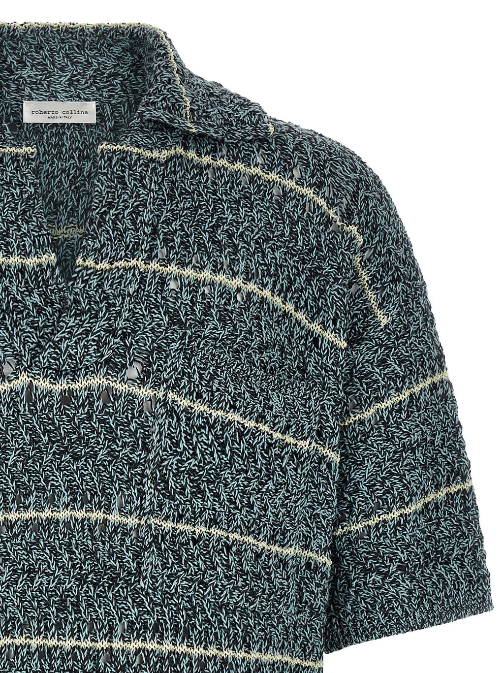 Roberto Collina Multicolor Cotton Polo Shirt