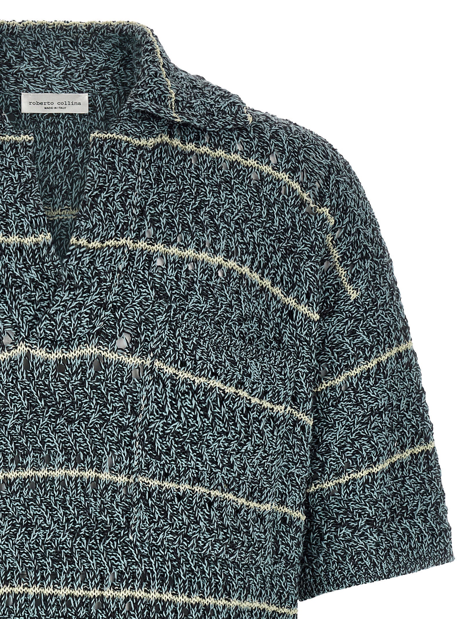 Roberto Collina Multicolor Cotton Polo Shirt