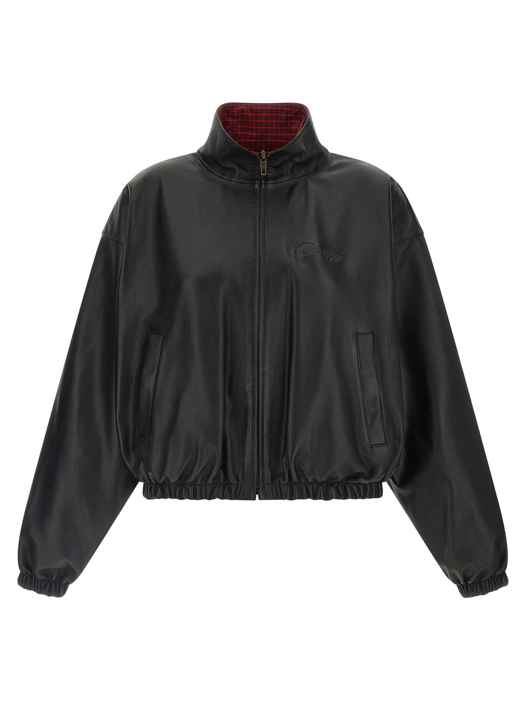 Balenciaga Black Lamb Leather Leather Jacket