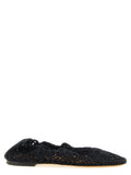 ODISSI Black Polyester Ballet Flats