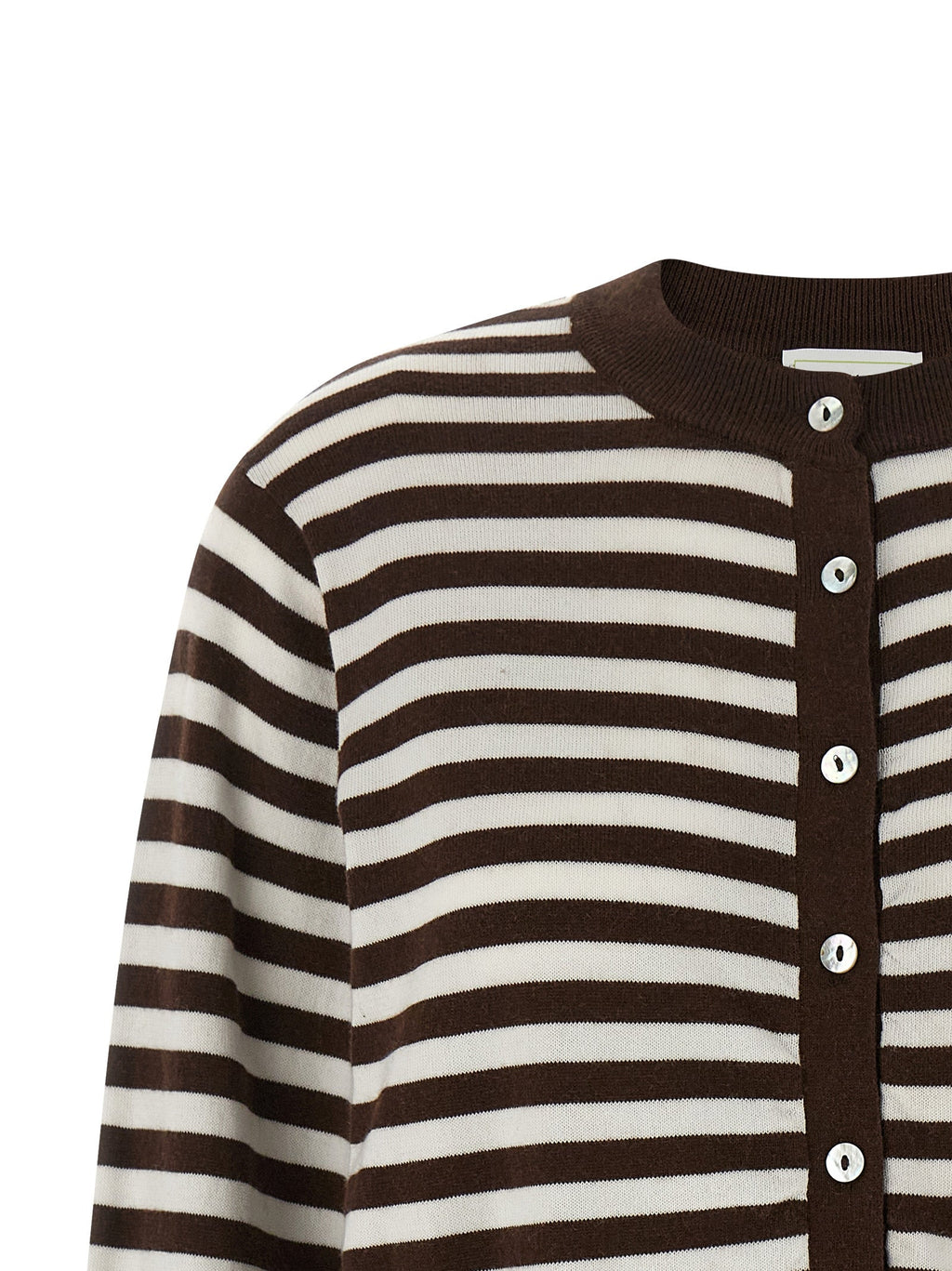 BE YOU Brown Cotton Cardigan