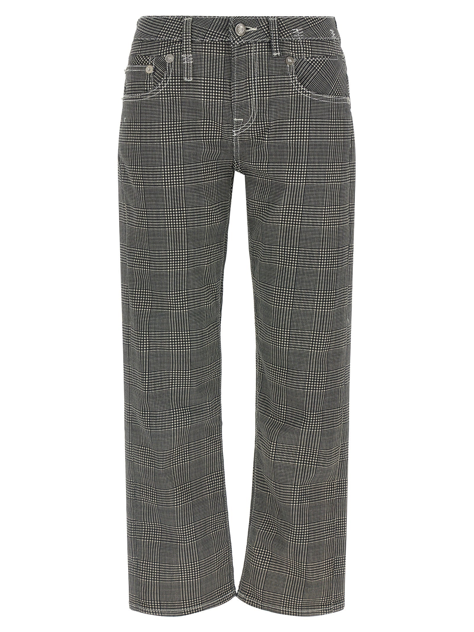 R13 Bicolor Cotton Casual Pants