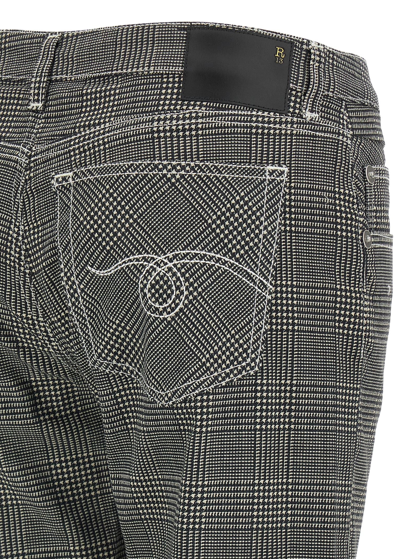 R13 Bicolor Cotton Casual Pants