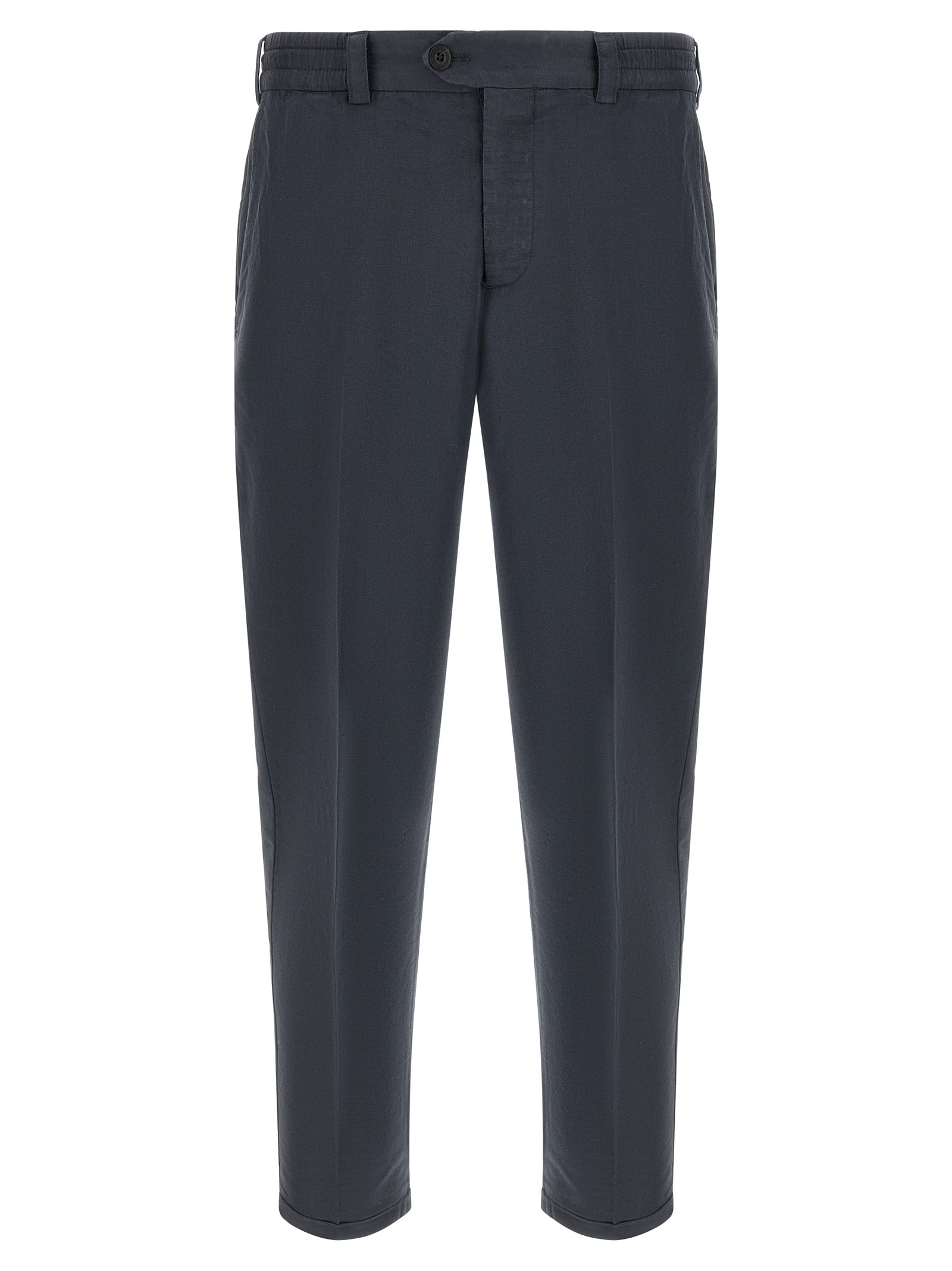 PT Torino Blue Linen Pants