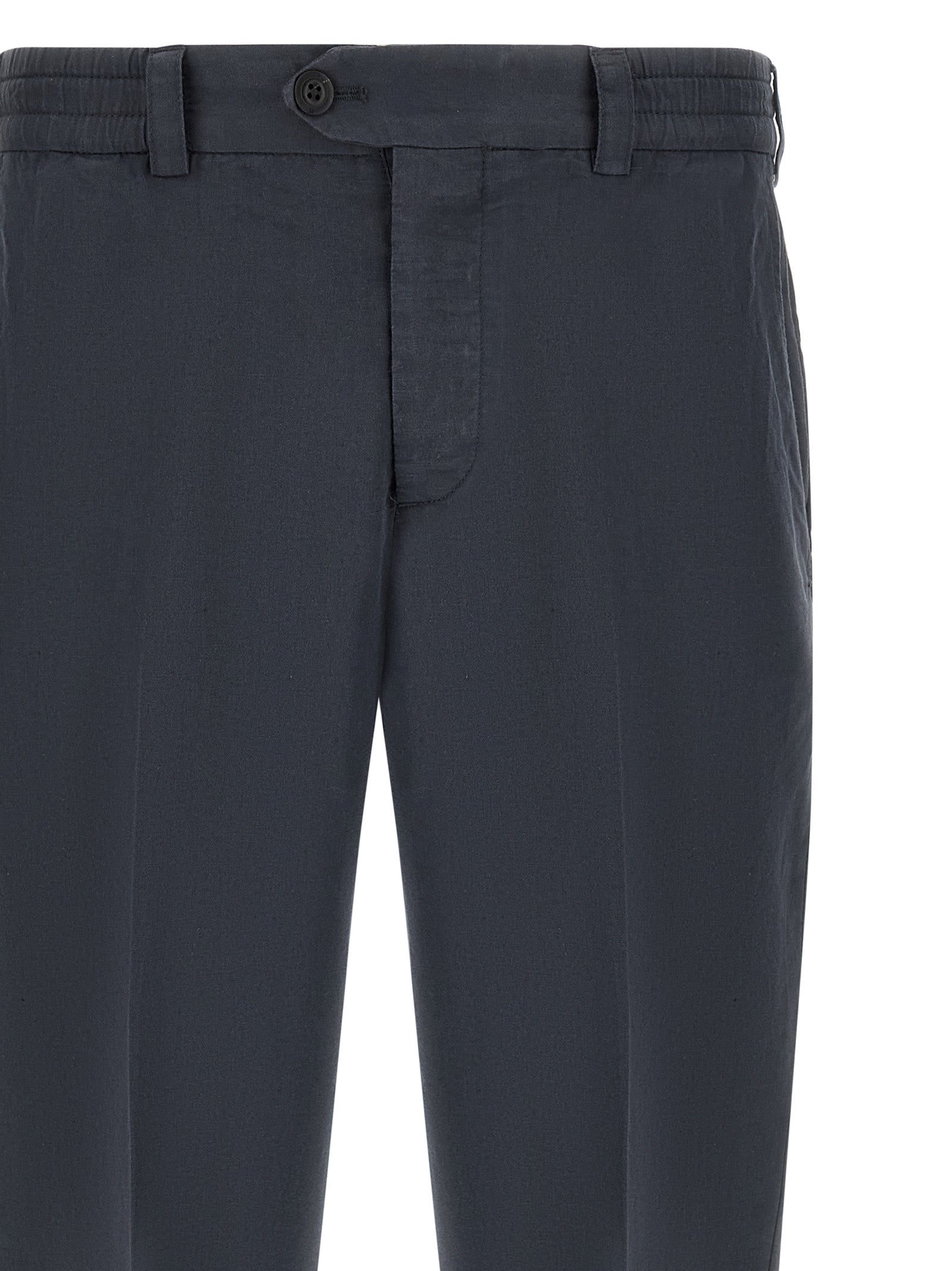 PT Torino Blue Linen Pants
