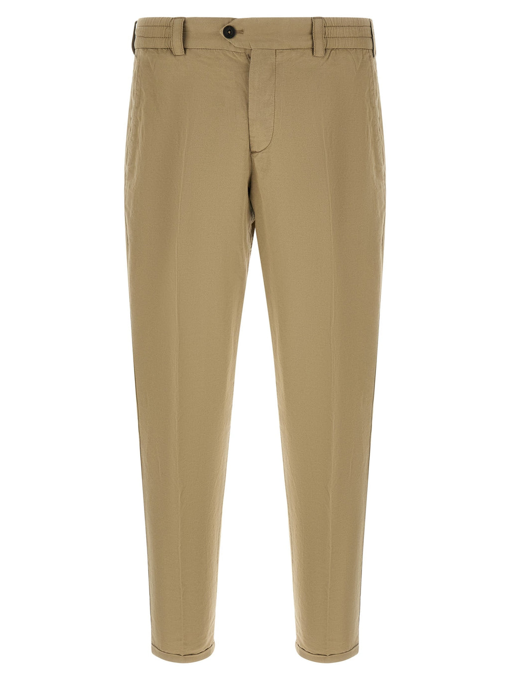 PT Torino Beige Linen Casual Pants
