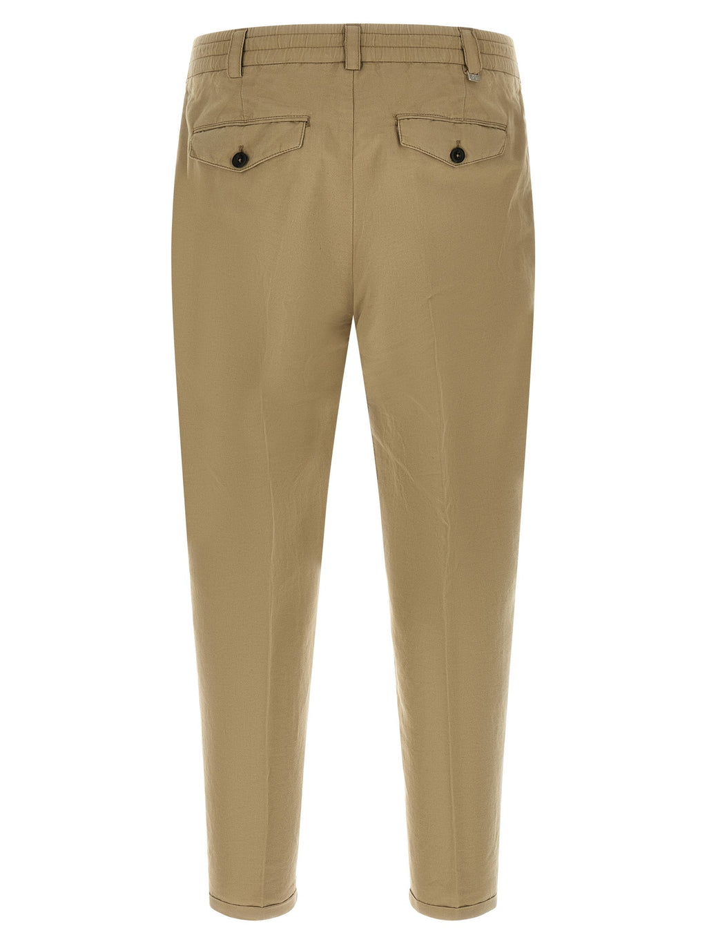 PT Torino Beige Linen Casual Pants