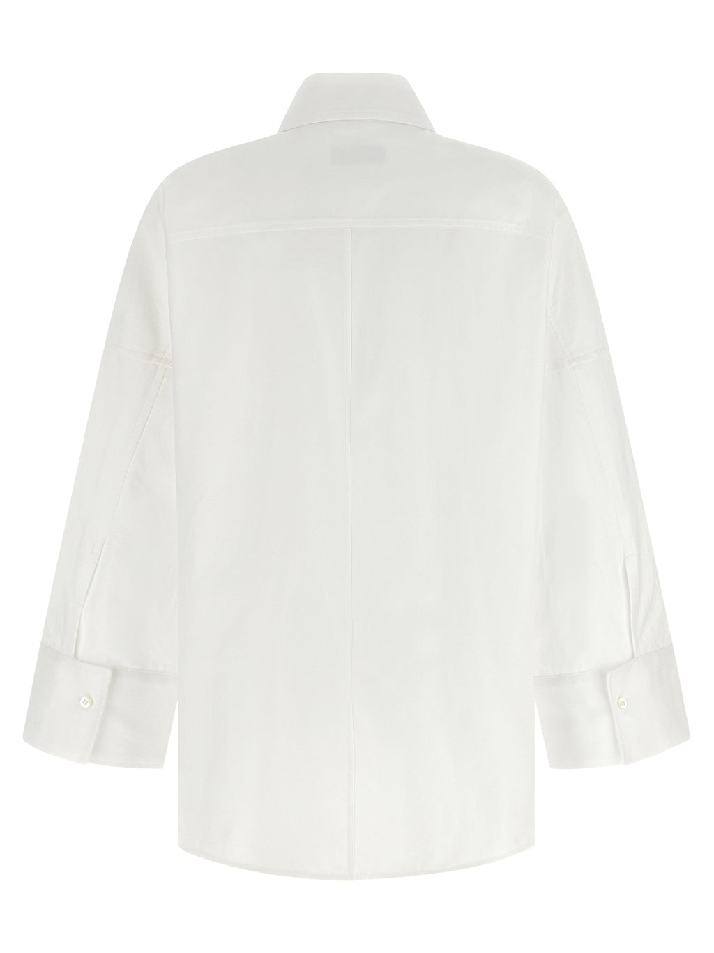 Alberto Biani White Cotton Blouse
