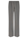 CELLAR DOOR Gray Polyester Casual Pants