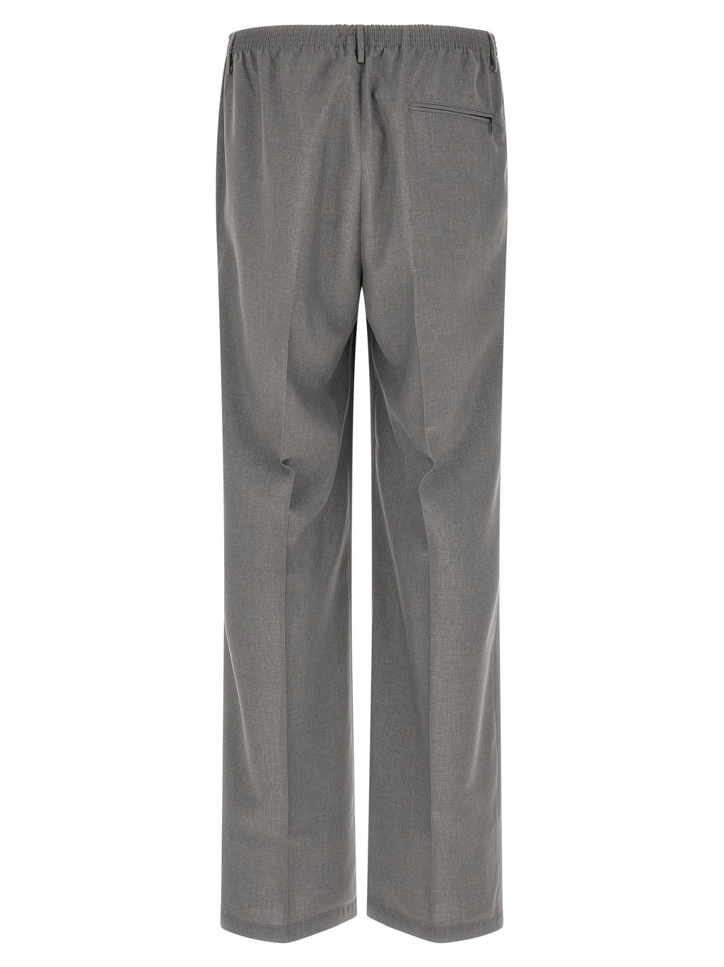 CELLAR DOOR Gray Polyester Casual Pants