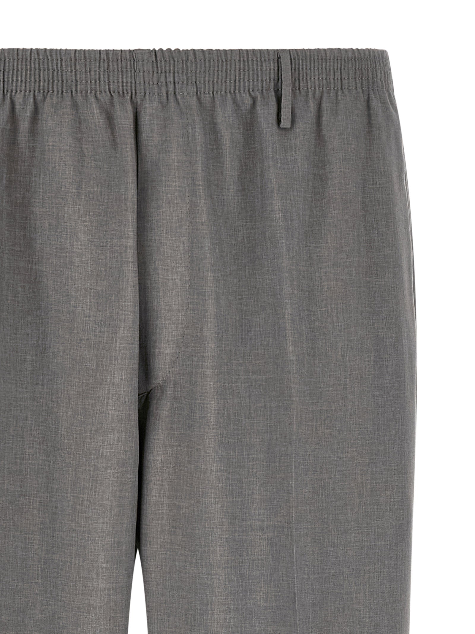 CELLAR DOOR Gray Polyester Casual Pants