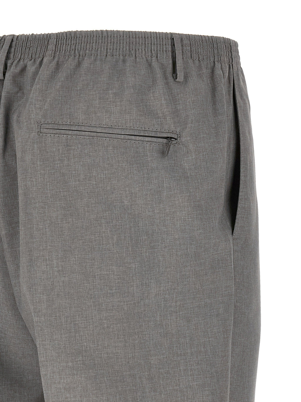 CELLAR DOOR Gray Polyester Casual Pants