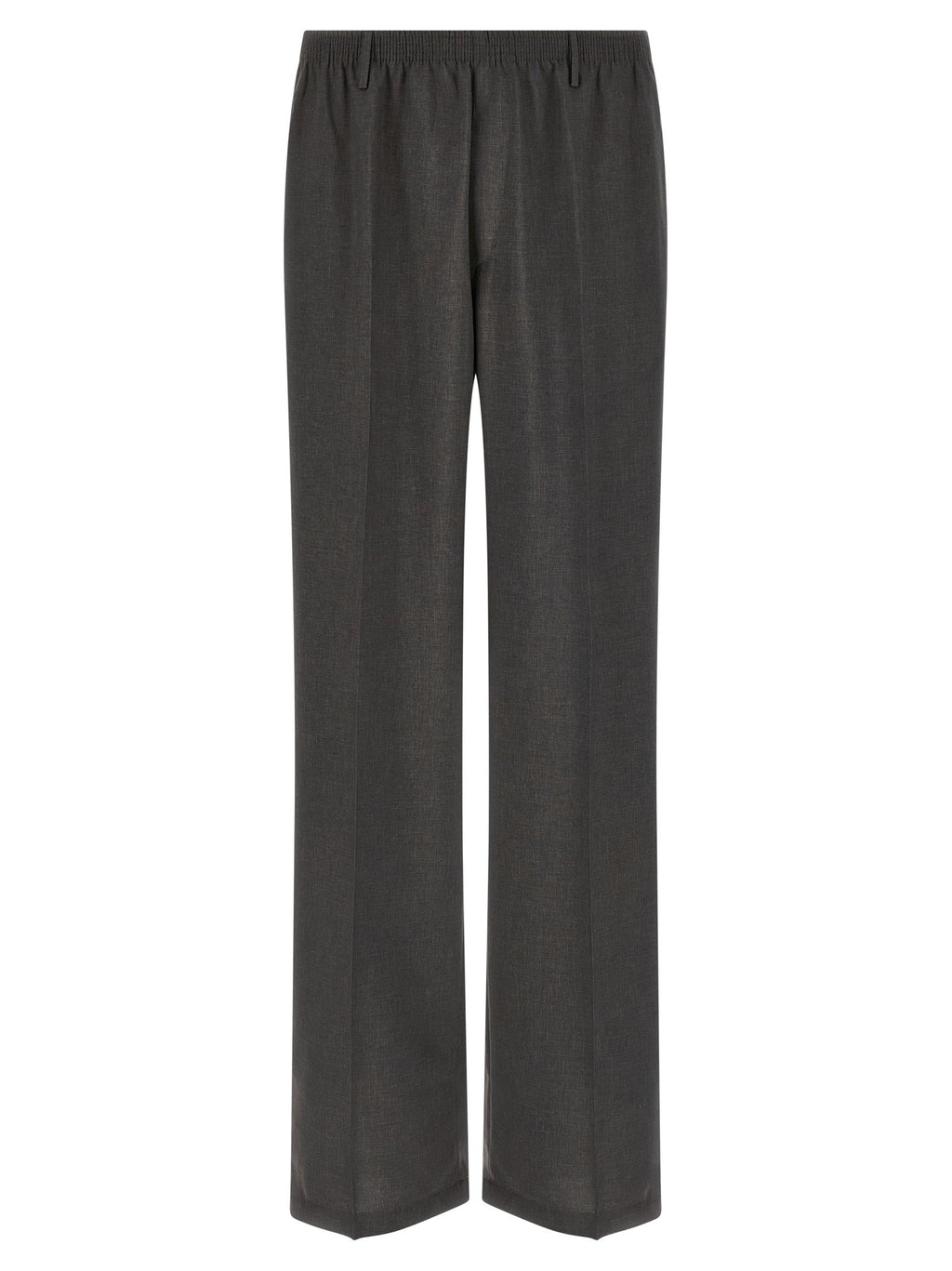 CELLAR DOOR Gray Polyester Casual Pants
