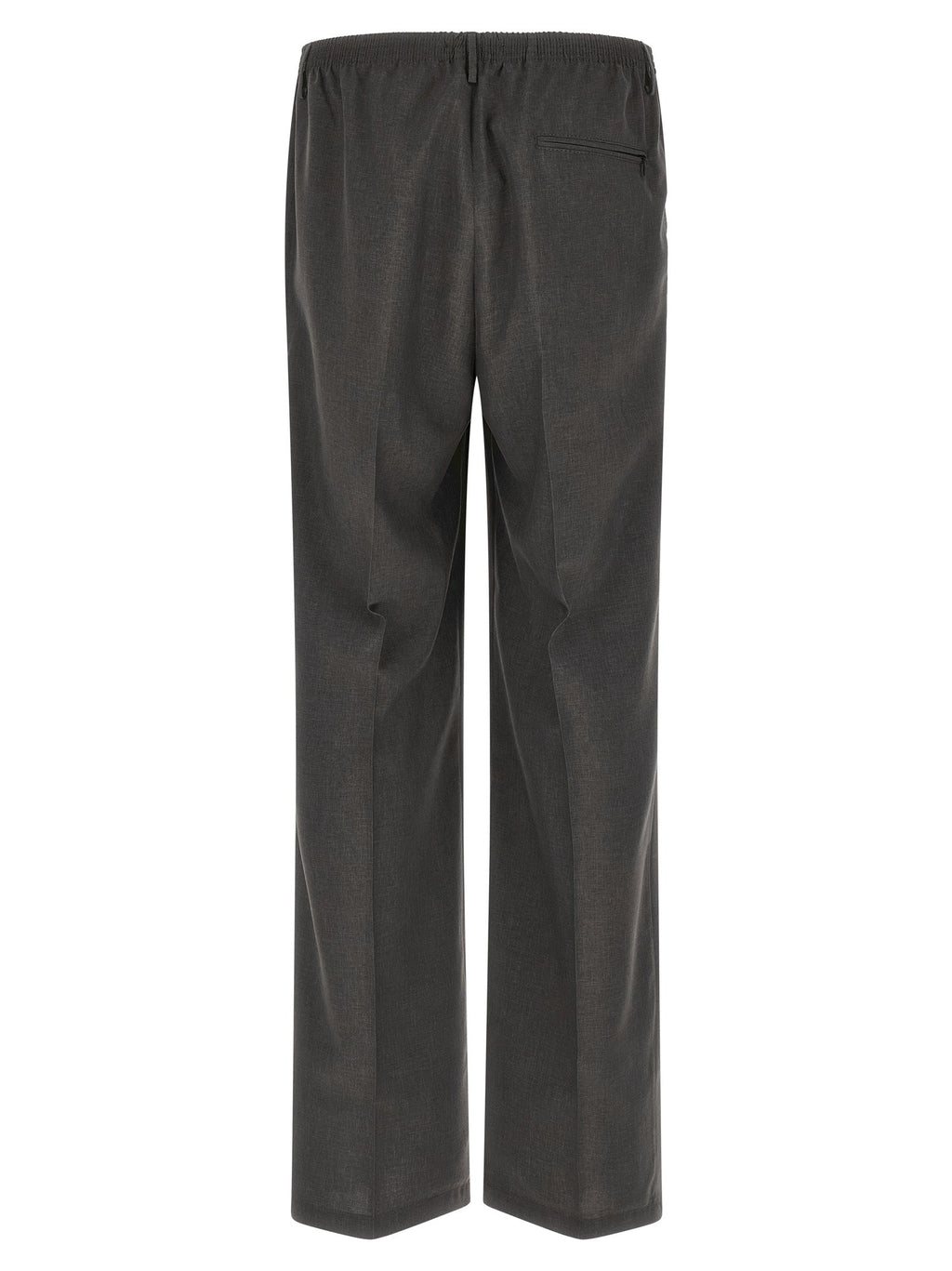 CELLAR DOOR Gray Polyester Casual Pants