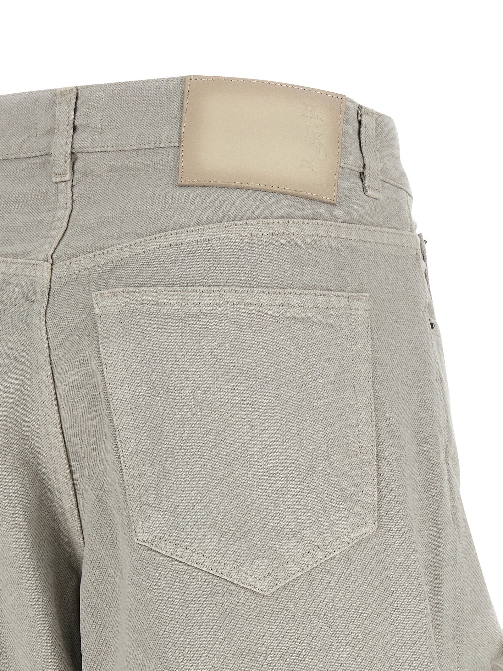 Haikure Gray Cotton Flared Jeans