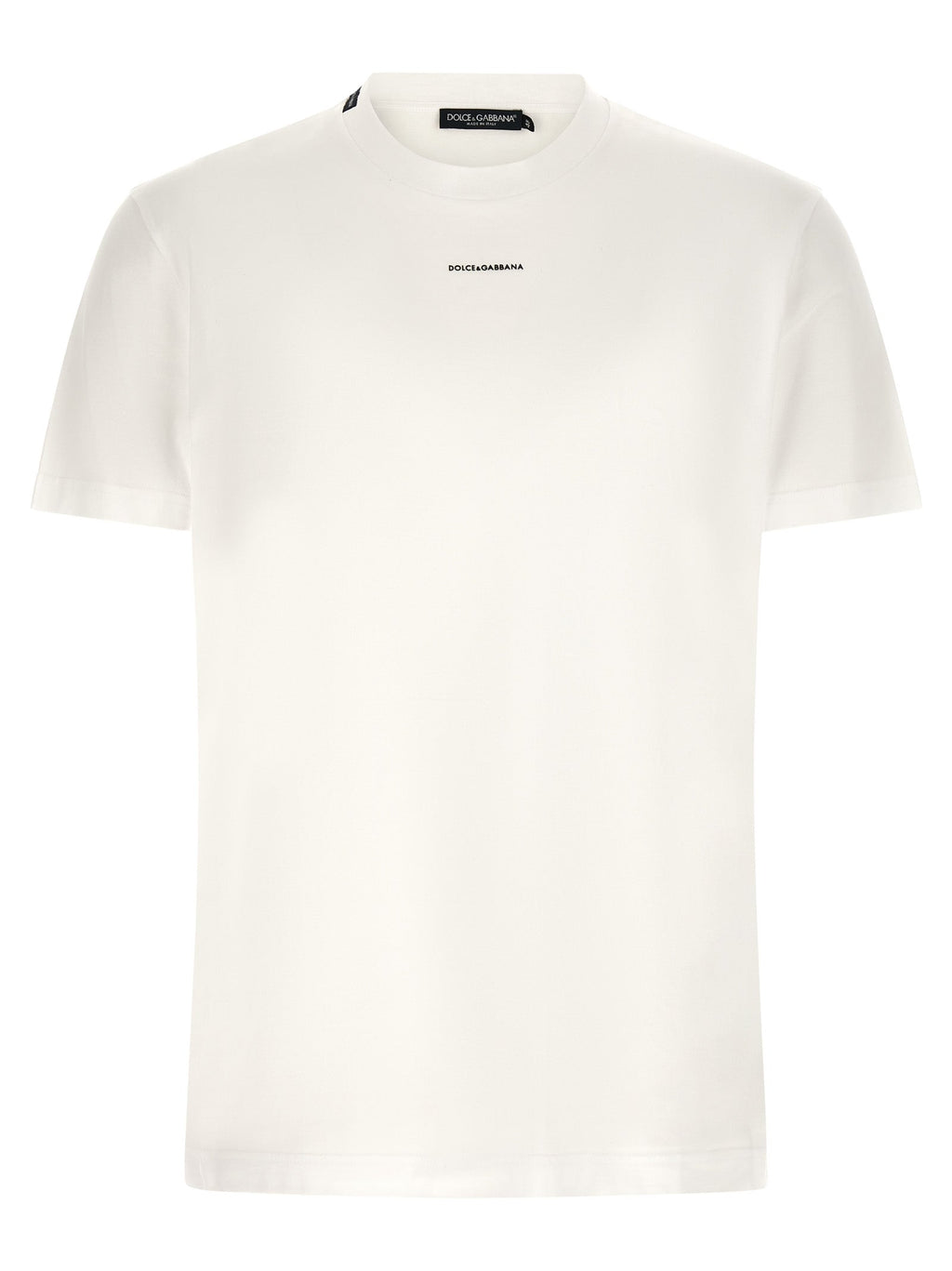 Dolce & Gabbana White Cotton T-Shirt