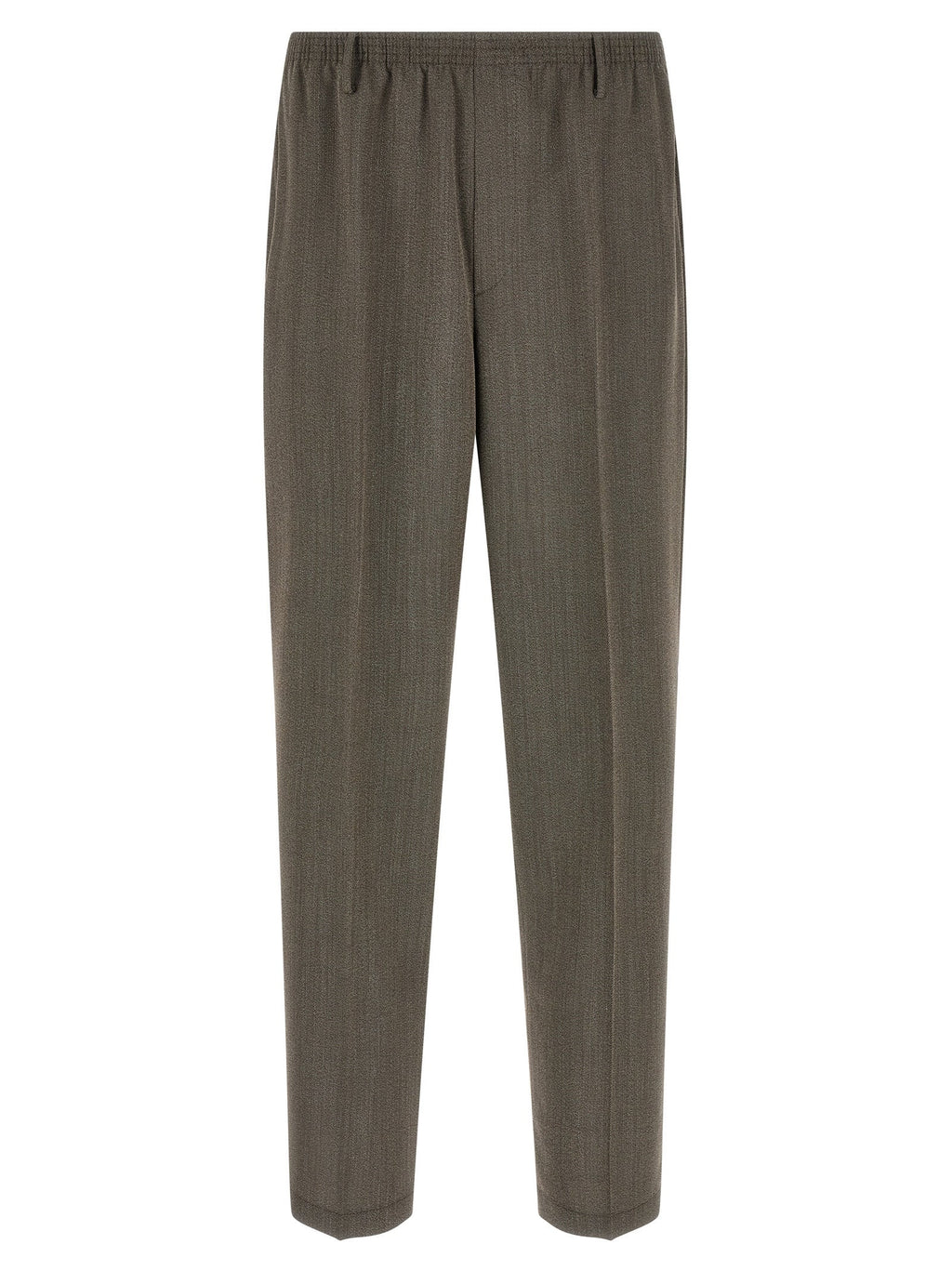 CELLAR DOOR Brown Virgin Wool Casual Pants