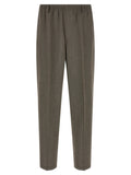CELLAR DOOR Brown Virgin Wool Casual Pants