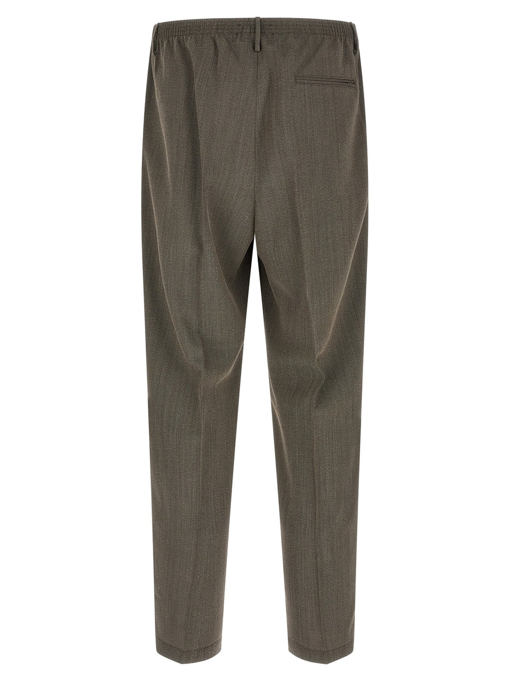 CELLAR DOOR Brown Virgin Wool Casual Pants
