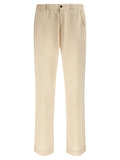 CELLAR DOOR Beige Cotton Casual Pants