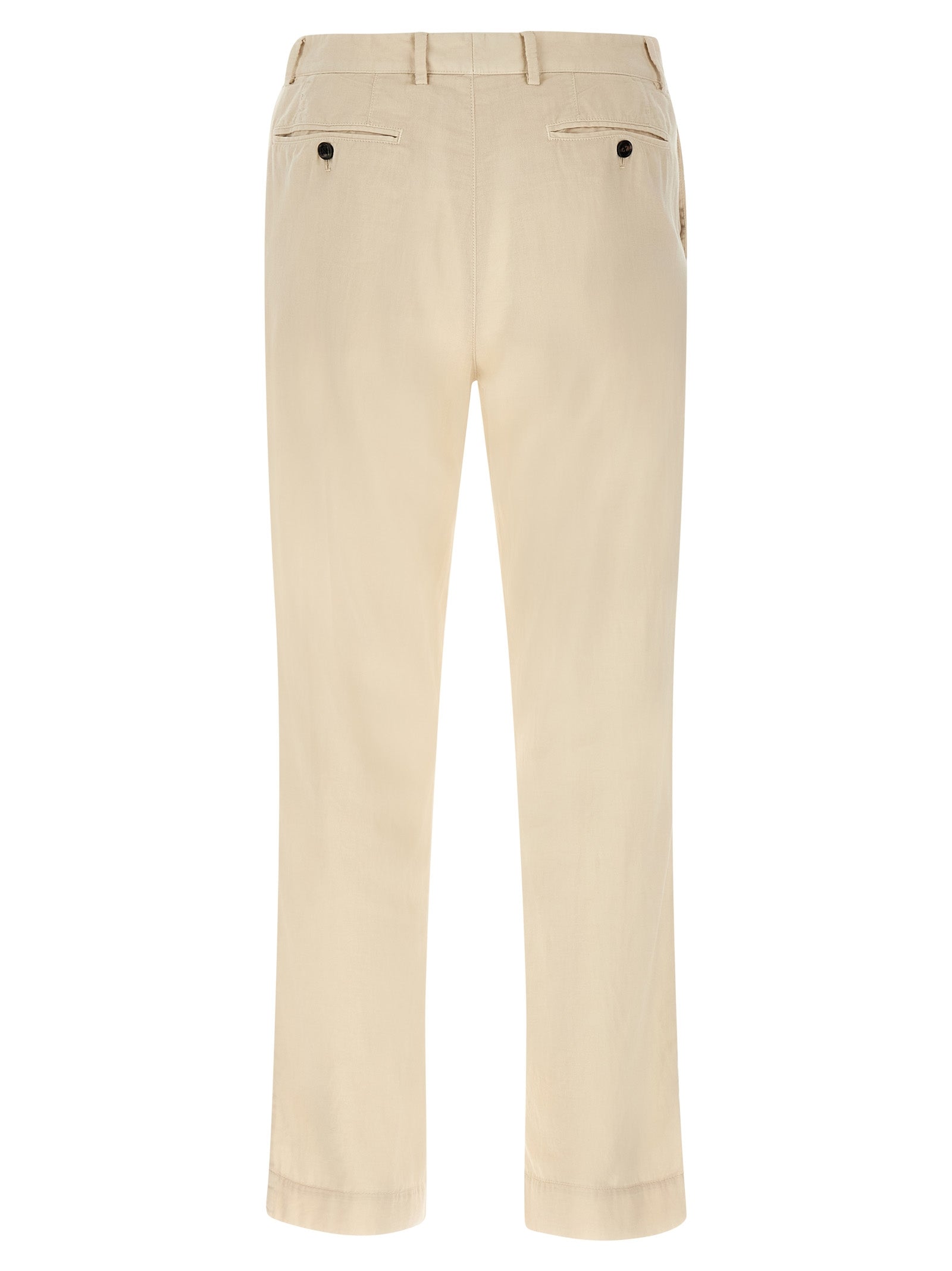 CELLAR DOOR Beige Cotton Casual Pants