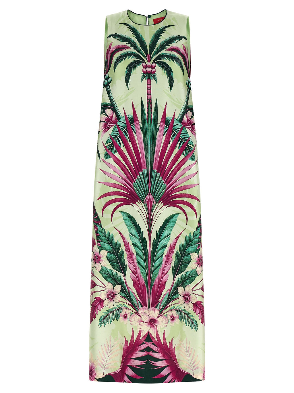 F.R.S. - FOR RESTLESS SLEEPERS Multicolor Silk Long Dress