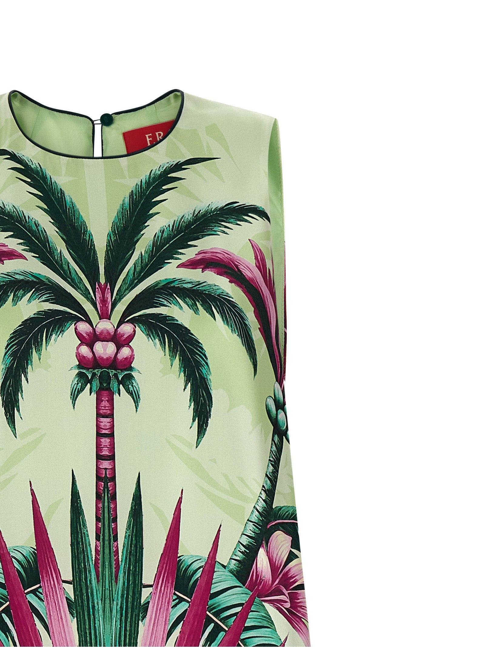 F.R.S. - FOR RESTLESS SLEEPERS Multicolor Silk Long Dress