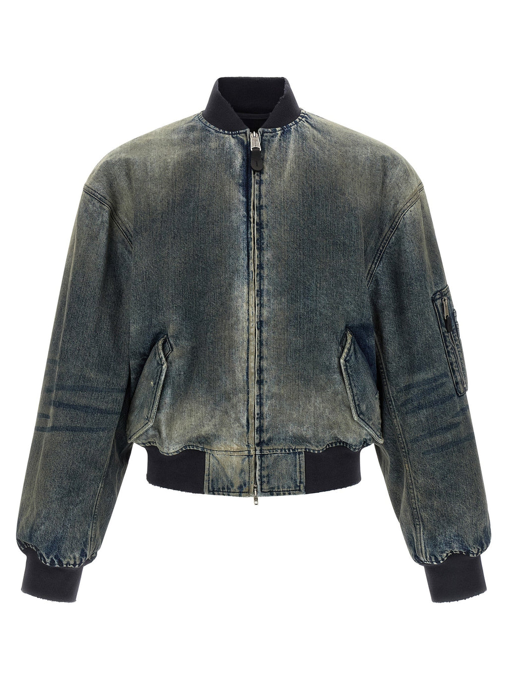 Balenciaga Gray Polyester Bomber