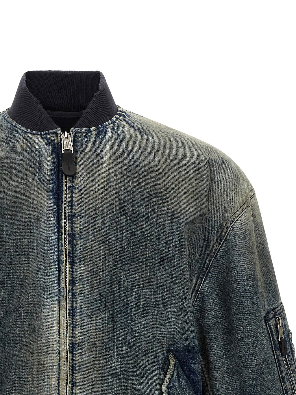 Balenciaga Gray Polyester Bomber
