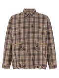 Comme Des Garçons Beige Cotton Full-Length Jacket