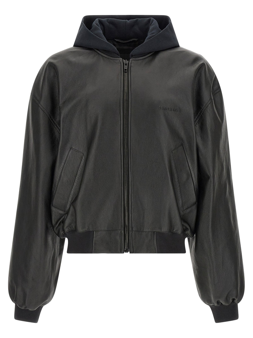 Balenciaga Black Lamb Leather Leather Jacket