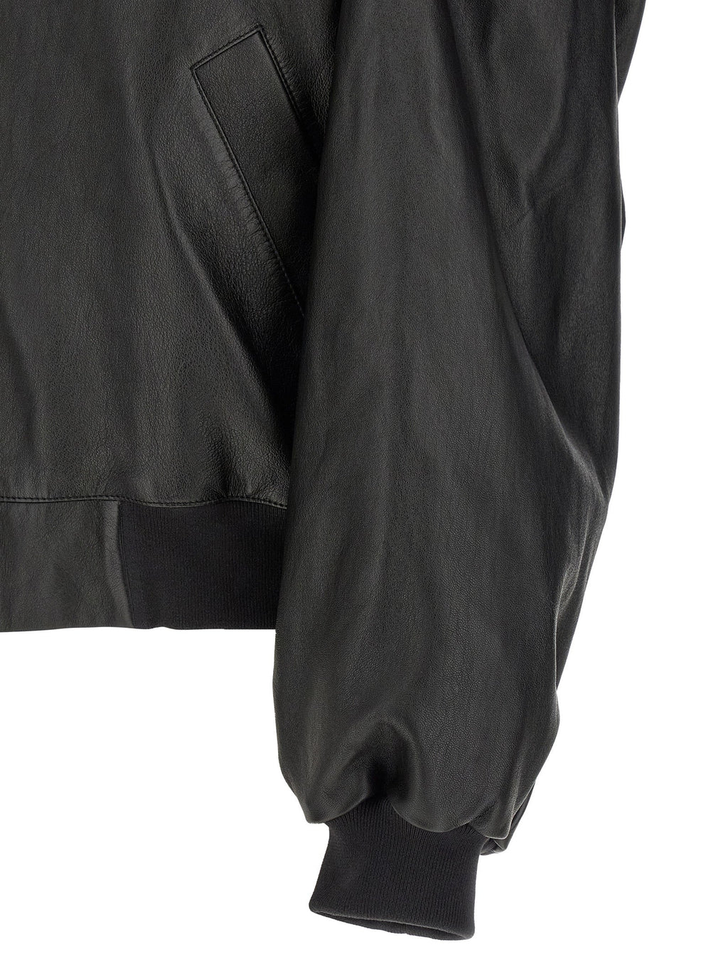 Balenciaga Black Lamb Leather Leather Jacket