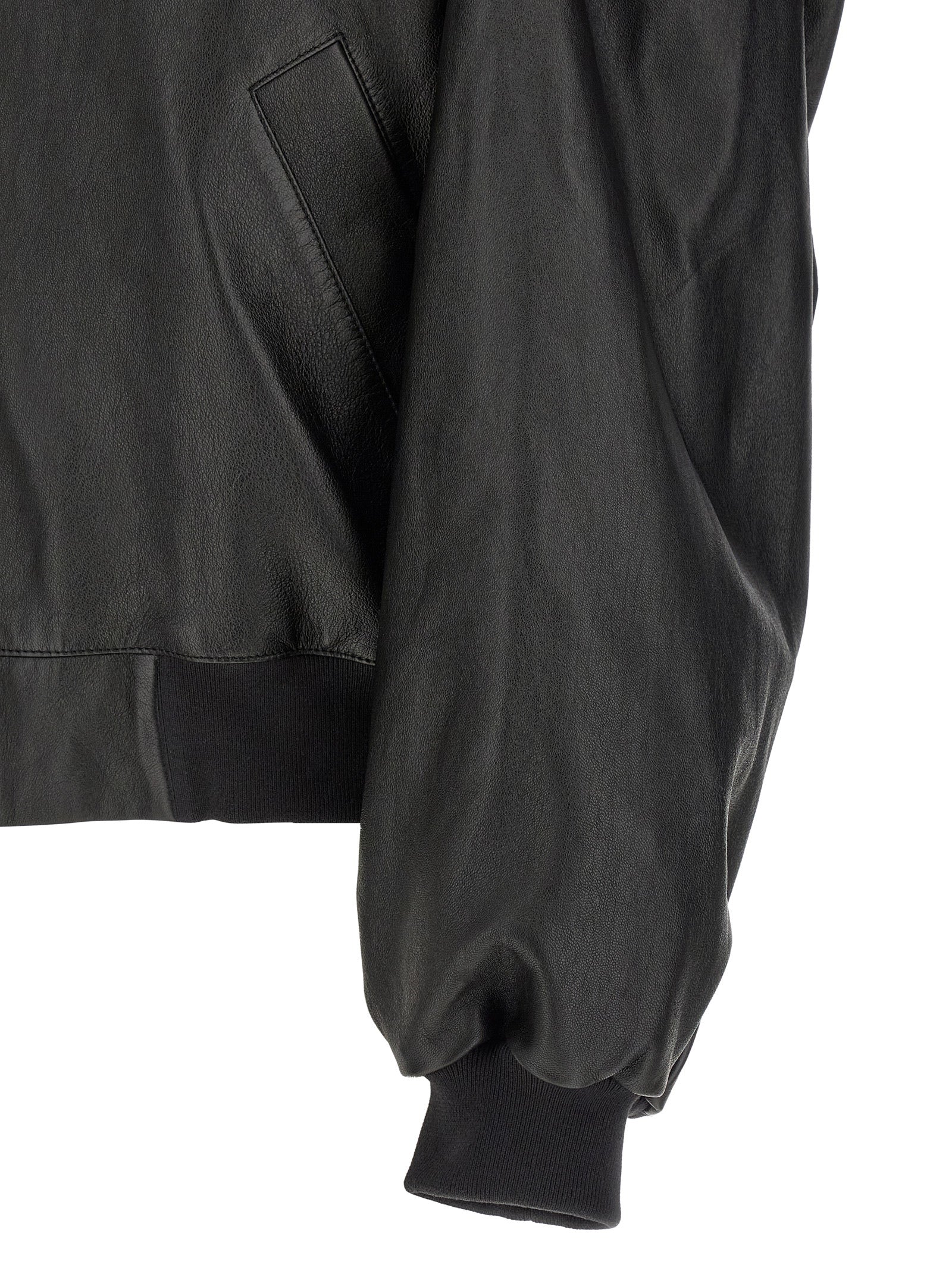 Balenciaga Black Lamb Leather Leather Jacket