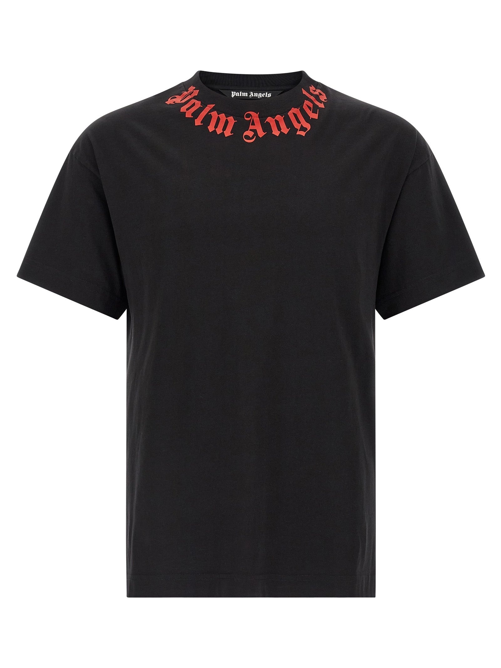 Palm Angels Black Cotton T-Shirt